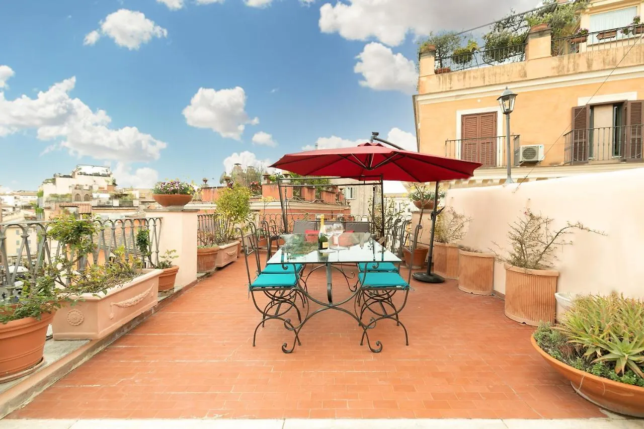 Rooftop Campo Dei Fiori Rome Apartment